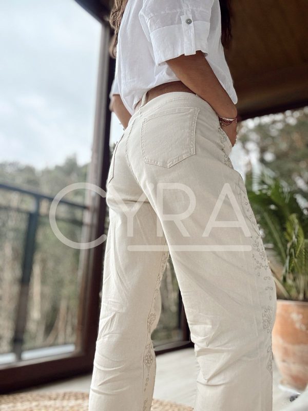 Pantalón bordado - Imagen 3