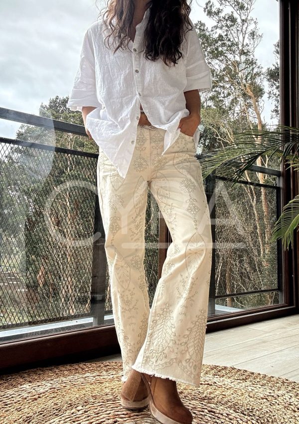 Pantalón bordado - Imagen 5