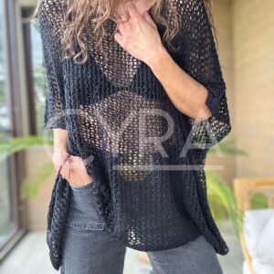 Polera hilo negro