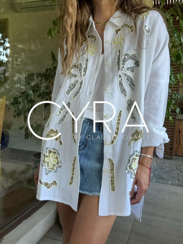 Sobre Camisa Ema blanco - Imagen 3